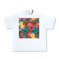 White hatched egg easter chicks seamless pattern Urban Heavy Tee - Artiststas