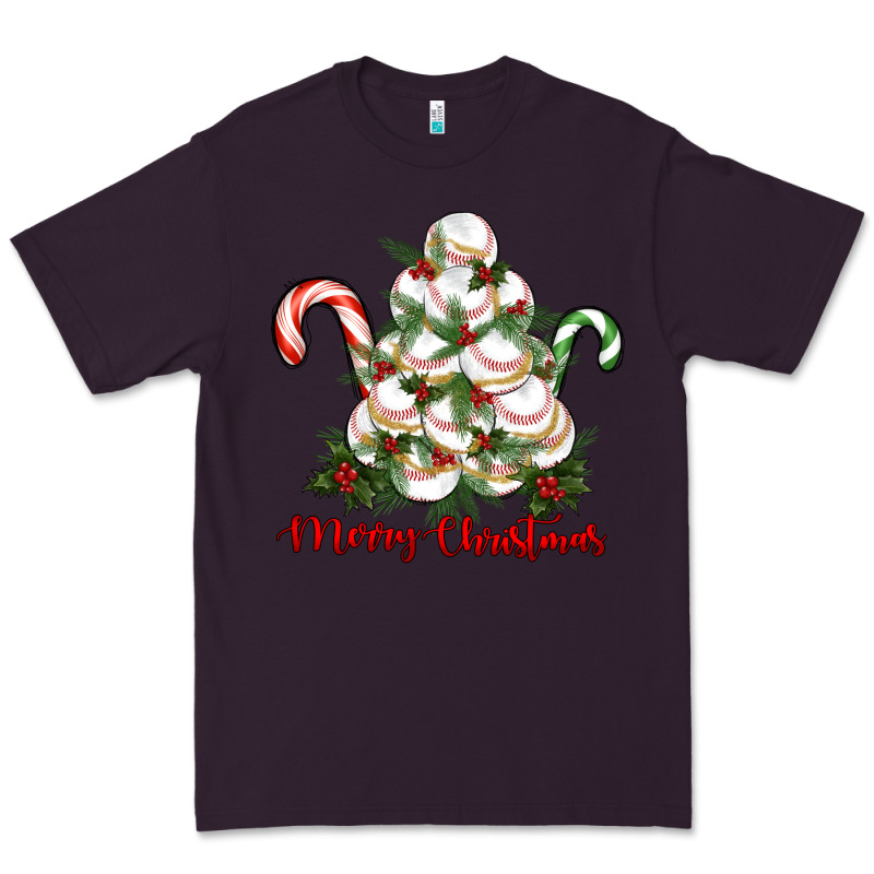 Merry Christmas Baseball Premium Tee by RanaPortraitStore | Teevron