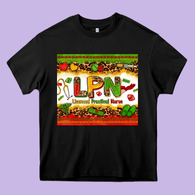 Licensed Practical Nurse Juneteenth Heavy Core Tee Designed By Zillion Design Studio