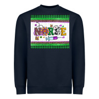 Navy mardi gras nurse Heavyweight Sweatshirt - Artiststas