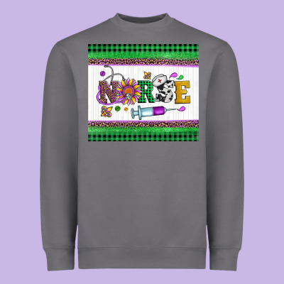 Mardi Gras Nurse Heavyweight Sweatshirt Designed By Artiststas