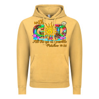 With God All Things Are Possible Summer Vintage Hoodie | Teevron