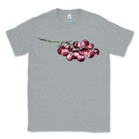 Heather Grey red grape Classic Tee - AdoDesignShop