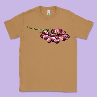 Red Grape Classic Tee Designed By Adodesignshop