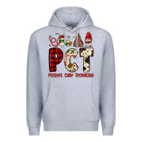 Heather Grey pct patient care technician  christmas Premium Hoodie - JahusDesignShop