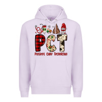 Lilac pct patient care technician  christmas Premium Hoodie - JahusDesignShop