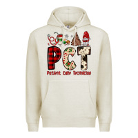 Oatmeal Heather pct patient care technician  christmas Premium Hoodie - JahusDesignShop