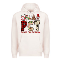 Pale Pink pct patient care technician  christmas Premium Hoodie - JahusDesignShop