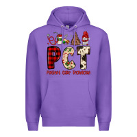 Purple pct patient care technician  christmas Premium Hoodie - JahusDesignShop