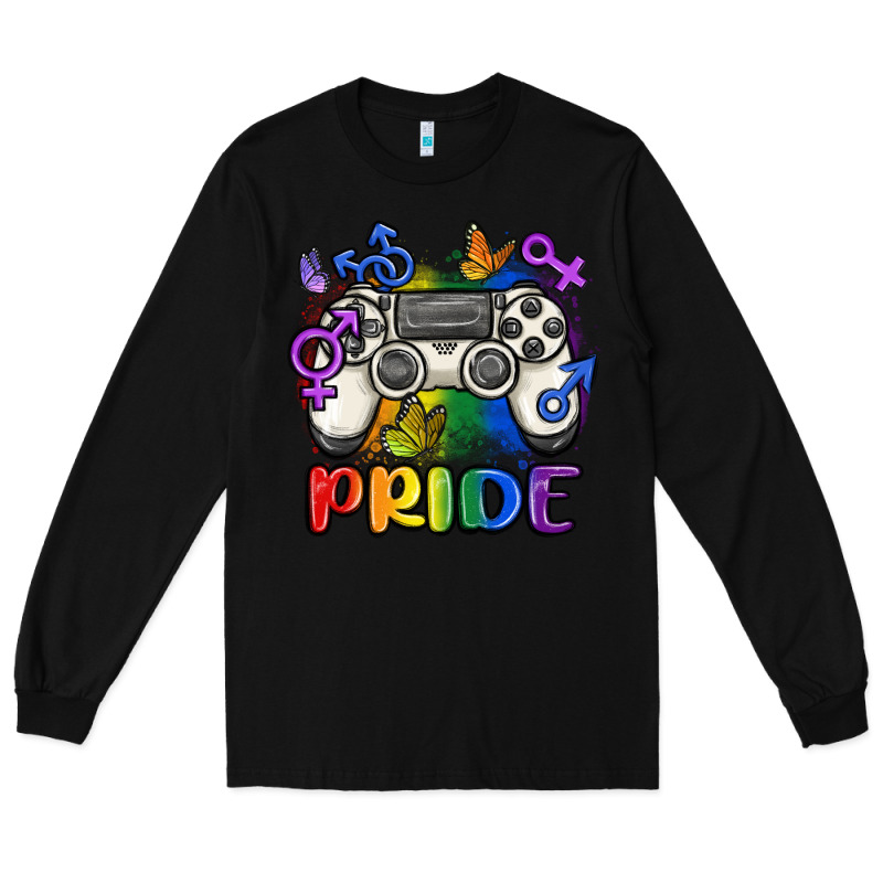 Gaymer Pride Long Sleeve Tee by MaliasSmallBusiness | Teevron