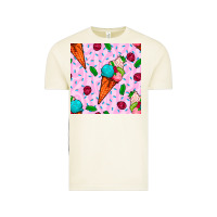 Vintage Arctic ice cream seamless pattern Vintage Tee - BundleAndBundleShop
