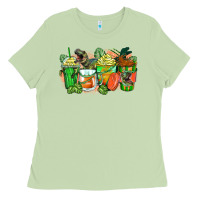Matcha t rex coffee cups Ladies Tee - Zillion Design Studio