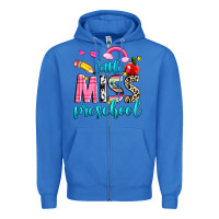 True Royal little miss preschool Zipper Hoodie - NancyCooperArtShop