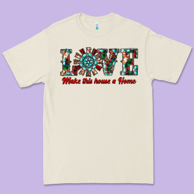 Love Make This House A Home Premium Tee Designed By Ranaportraitstore