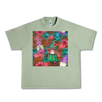 Floral Easter Gnomes Seamless Pattern Urban Heavy Tee | Teevron