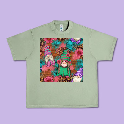 Floral Easter Gnomes Seamless Pattern Urban Heavy Tee Designed By Artiststas