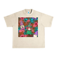 Sandshell floral easter gnomes seamless pattern Urban Heavy Tee - Artiststas
