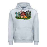 Heather Grey Barn Mom Mother's Day Urban Hoodie - CowGirlArtShop
