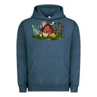 Pigment Midnight Navy Barn Mom Mother's Day Urban Hoodie - CowGirlArtShop