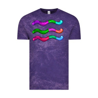 Cloud Purple worm jelly Vintage Tee - AdoDesignShop