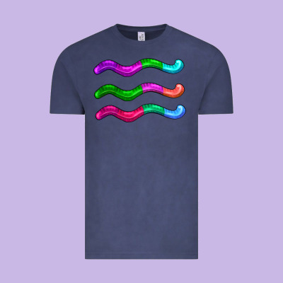Worm Jelly Vintage Tee Designed By Adodesignshop