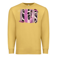 Antique Gold Purple Glitter Cowhide Pattern Brushstrokes Premium Sweatshirt - Bettercallsaul
