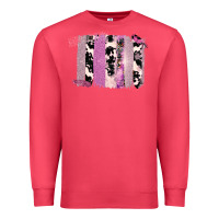 Cardinal Purple Glitter Cowhide Pattern Brushstrokes Premium Sweatshirt - Bettercallsaul