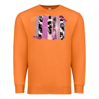 Carrot Purple Glitter Cowhide Pattern Brushstrokes Premium Sweatshirt - Bettercallsaul