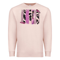 Pale Pink Purple Glitter Cowhide Pattern Brushstrokes Premium Sweatshirt - Bettercallsaul