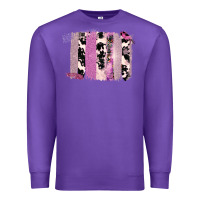 Purple Purple Glitter Cowhide Pattern Brushstrokes Premium Sweatshirt - Bettercallsaul