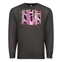 Smoke Purple Glitter Cowhide Pattern Brushstrokes Premium Sweatshirt - Bettercallsaul