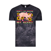 Cloud Black western don't go bacon my heart pig Vintage Tee - Artiststas