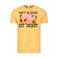 Vintage Mustard western don't go bacon my heart pig Vintage Tee - Artiststas
