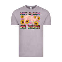 Western Don't Go Bacon My Heart Pig Vintage Tee | Teevron