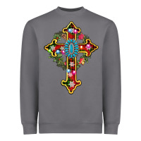 Storm christmas cross Heavyweight Sweatshirt - AdoDesignShop