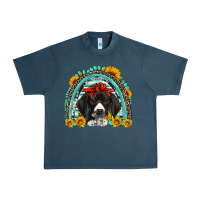 Midnight Navy german shorthaired pointer western rainbow Urban Heavy Tee - Artiststas