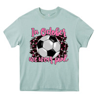 Arona in october we wear pink soccer Heavy Core Tee - BarkalooDesign