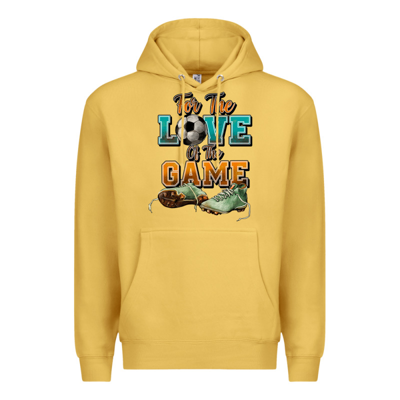 For The Love Of The Game Soccer Premium Hoodie by NancyCooperArtShop | Teevron