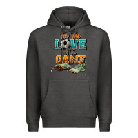 Charcoal Heather For the love of the game Soccer Premium Hoodie - NancyCooperArtShop
