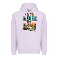 Lilac For the love of the game Soccer Premium Hoodie - NancyCooperArtShop