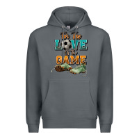 Rock For the love of the game Soccer Premium Hoodie - NancyCooperArtShop