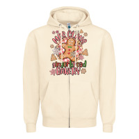 Sandshell mrs claus gingerbread bakery Zipper Hoodie - MaliasSmallBusiness