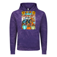 Cloud Purple fall farm tractor air freshener Vintage Hoodie - Artiststas