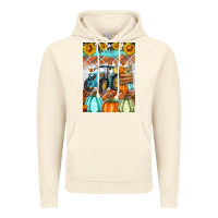 Vintage Artic fall farm tractor air freshener Vintage Hoodie - Artiststas