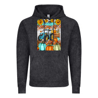 Fall Farm Tractor Air Freshener Vintage Hoodie | Teevron