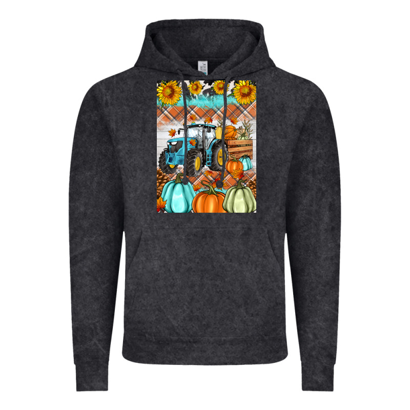 Fall Farm Tractor Air Freshener Vintage Hoodie by Artiststas | Teevron