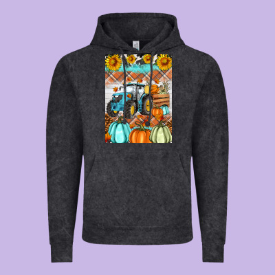 Fall Farm Tractor Air Freshener Vintage Hoodie Designed By Artiststas