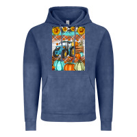 Vintage Denim fall farm tractor air freshener Vintage Hoodie - Artiststas