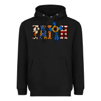 Black faith  th of july cross Heavyweight Hoodie - Jasminsmagicworld