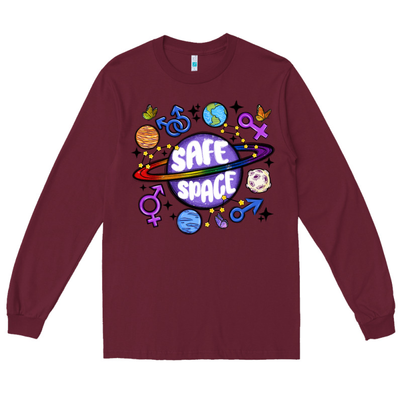 Safe Space Long Sleeve Tee by MaliasSmallBusiness | Teevron